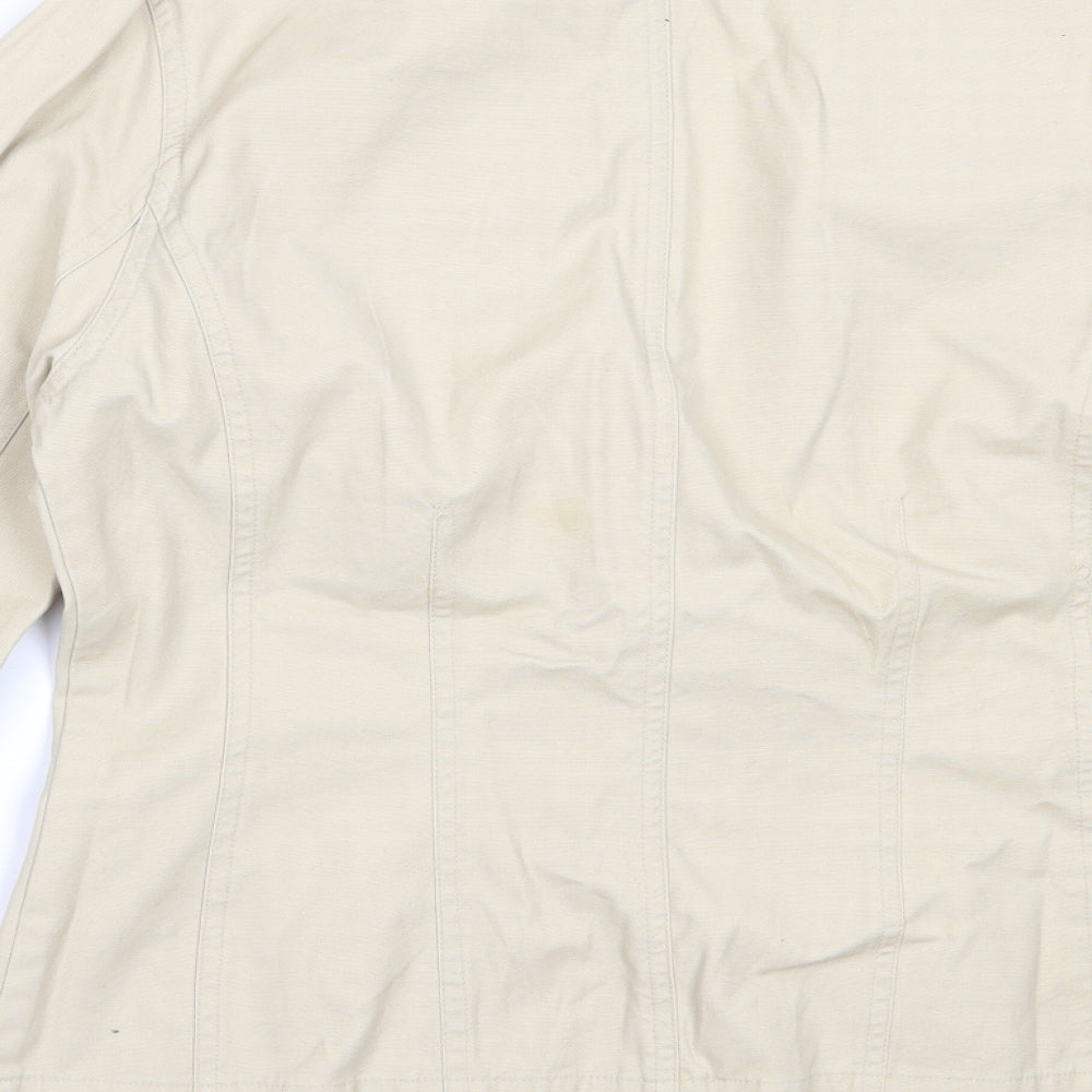 Editions Womens Beige   Jacket  Size 12