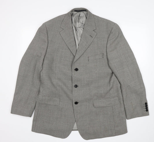 M&S Mens Multicoloured  Wool Jacket Suit Jacket