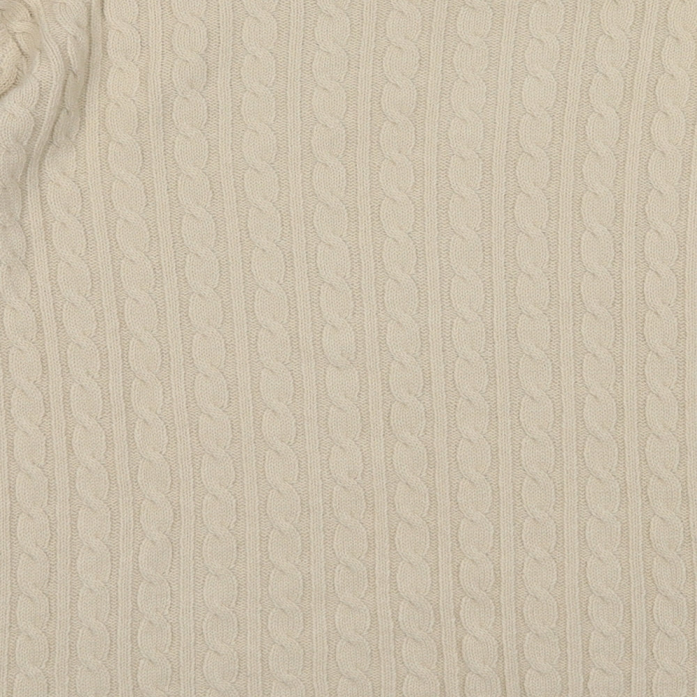 choice Womens White Geometric Acrylic Pullover Sweatshirt Size M  Pullover