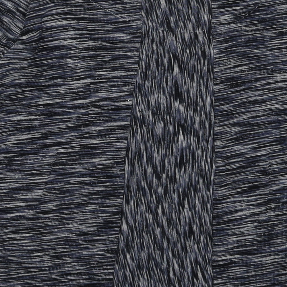 EWM Womens Blue Striped Coir Pullover Sweatshirt Size S  Tie
