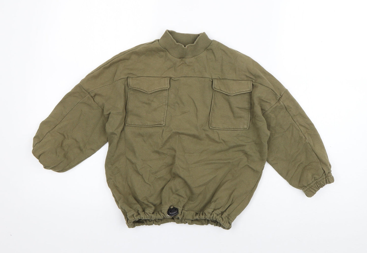 NEXT Boys Green  Cotton Pullover Sweatshirt Size 5 Years  Pullover