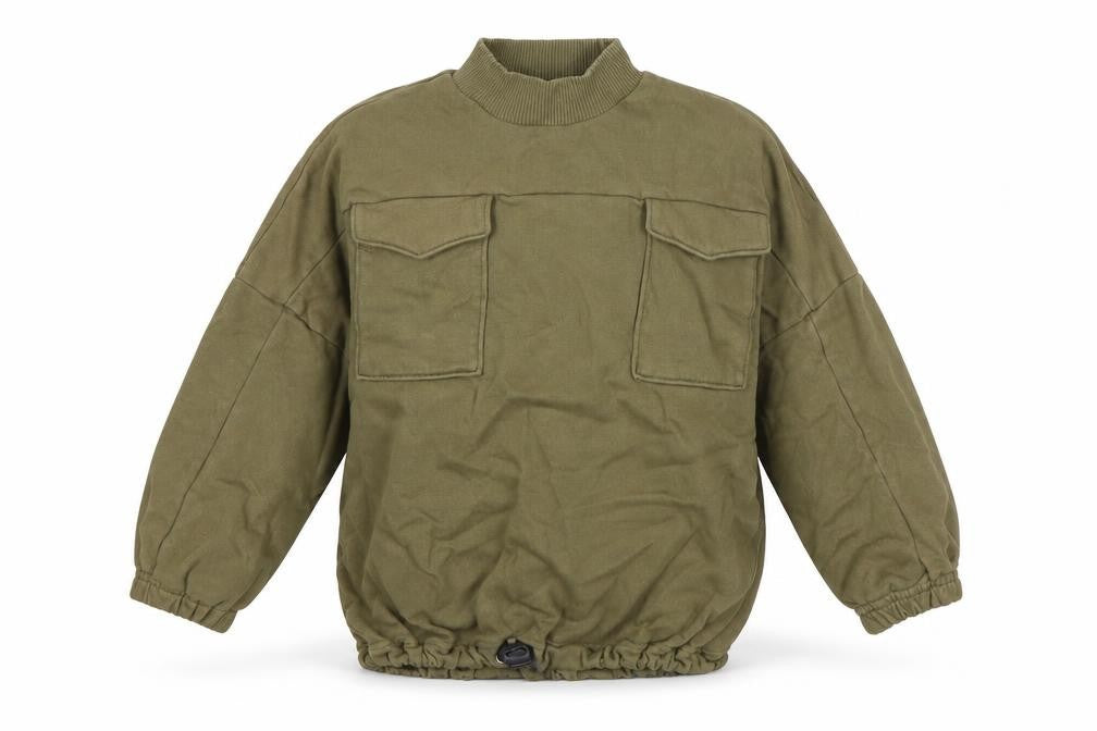 NEXT Boys Green  Cotton Pullover Sweatshirt Size 5 Years  Pullover