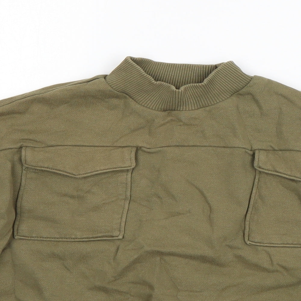NEXT Boys Green  Cotton Pullover Sweatshirt Size 5 Years  Pullover