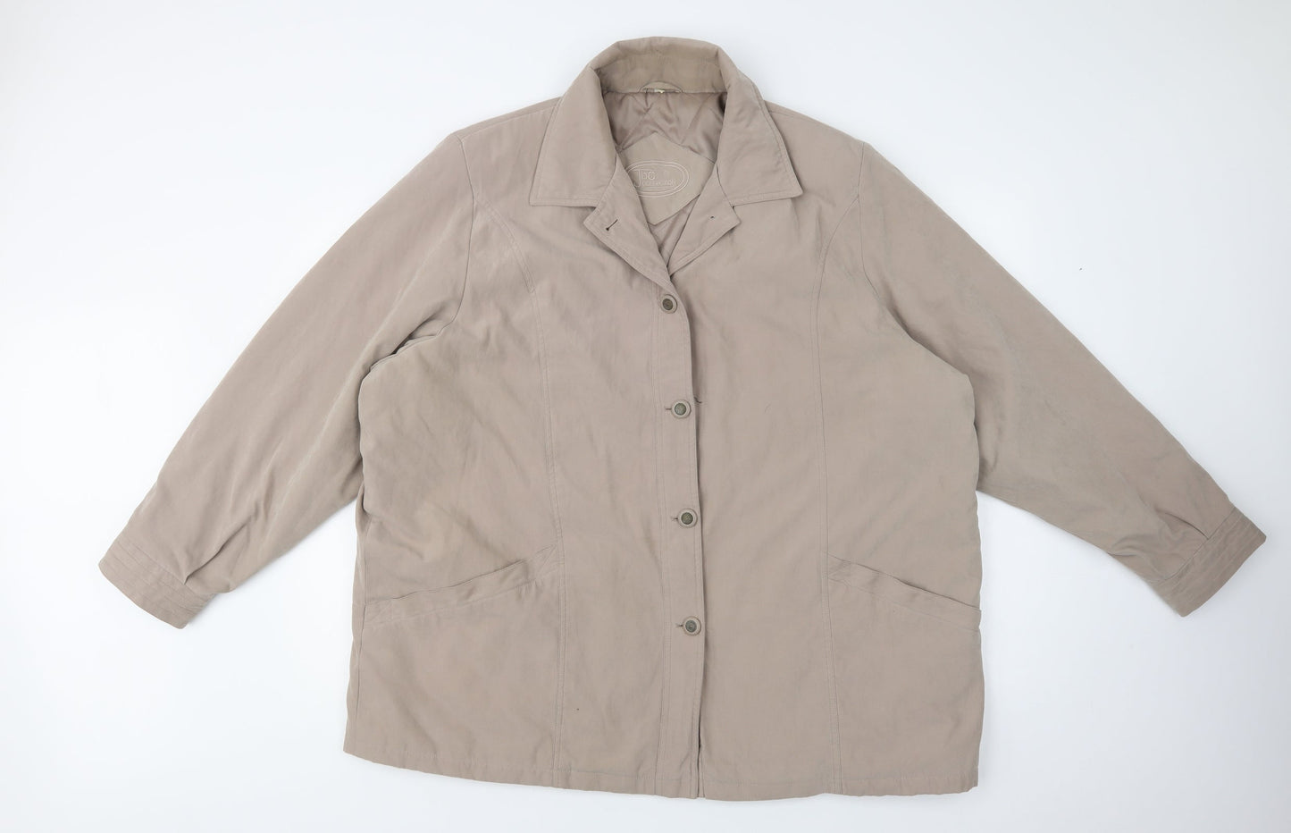 JBC Collection Womens Beige   Jacket  Size 2XL  Button