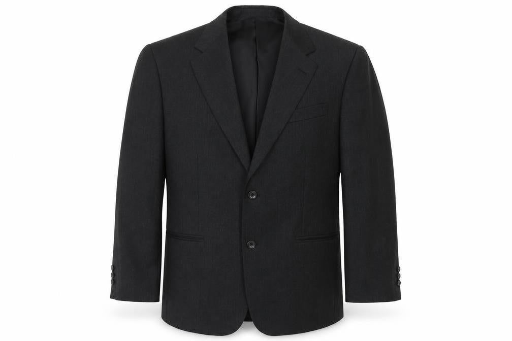 Greenwoods Classic Mens Grey  Wool Jacket Blazer Size 42