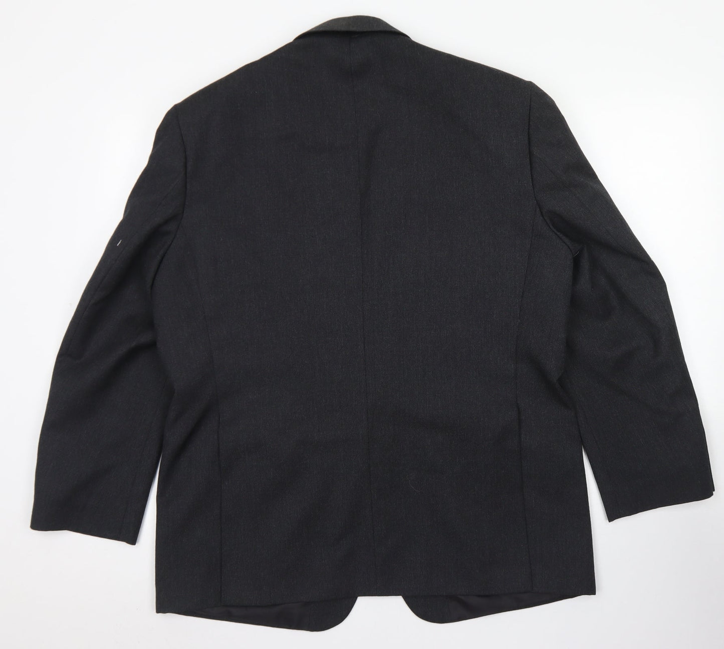 Greenwoods Classic Mens Grey  Wool Jacket Blazer Size 42