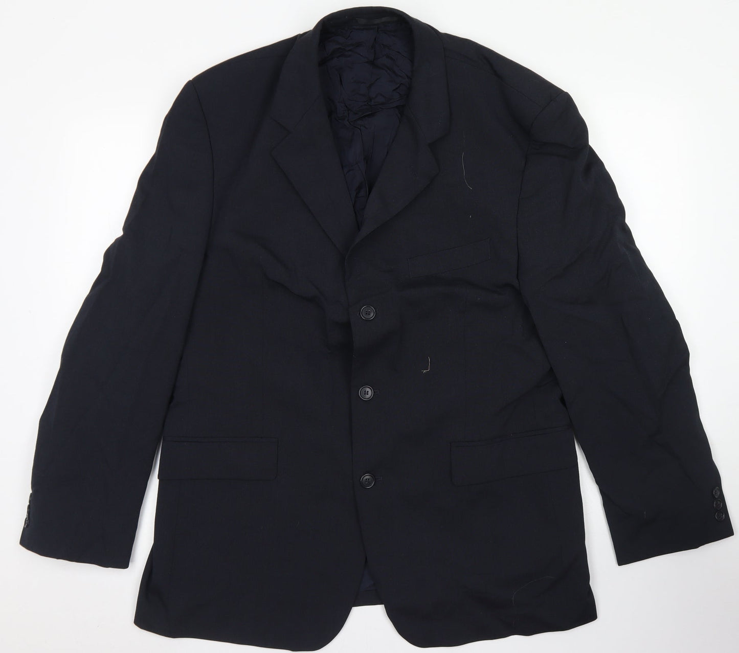 Burton Mens Blue  Polyester Jacket Blazer Size 44