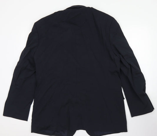 Burton Mens Blue  Polyester Jacket Blazer Size 44