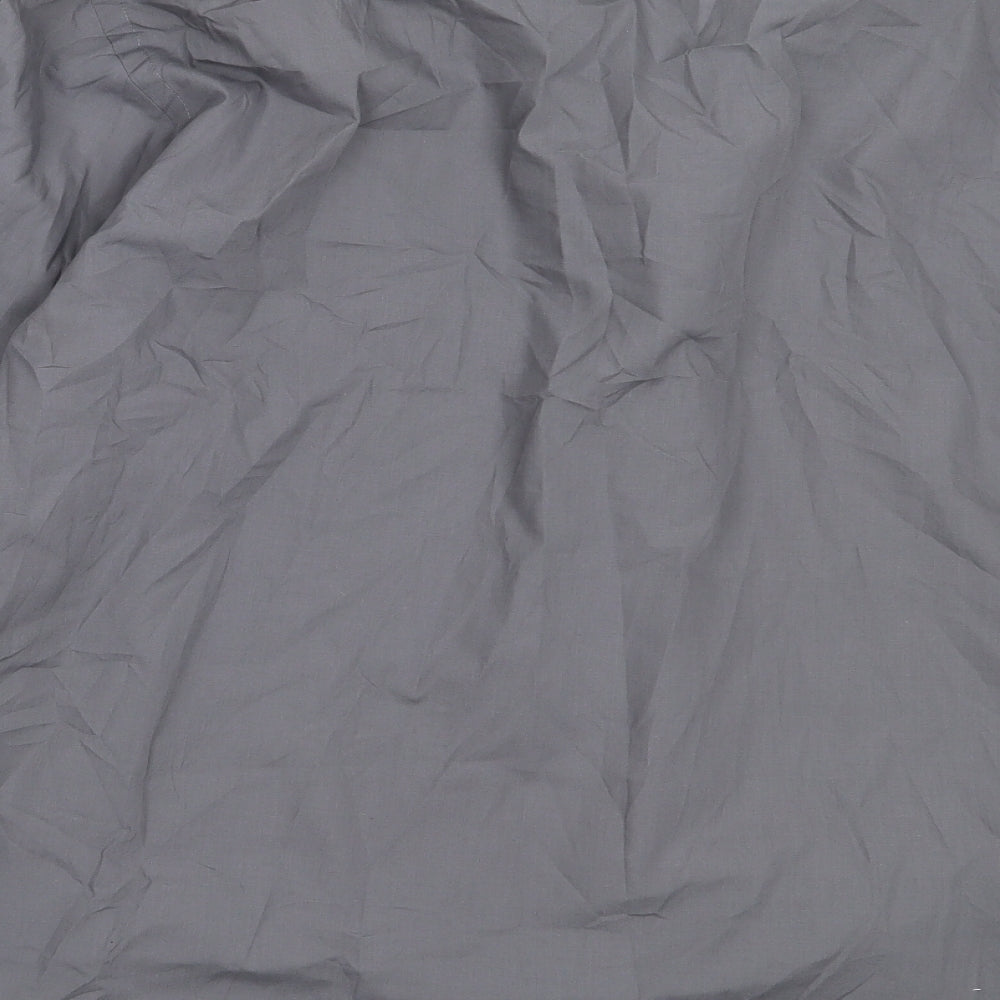 Taylor & Wright Mens Grey  Cotton  Button-Up Size 17 Collared