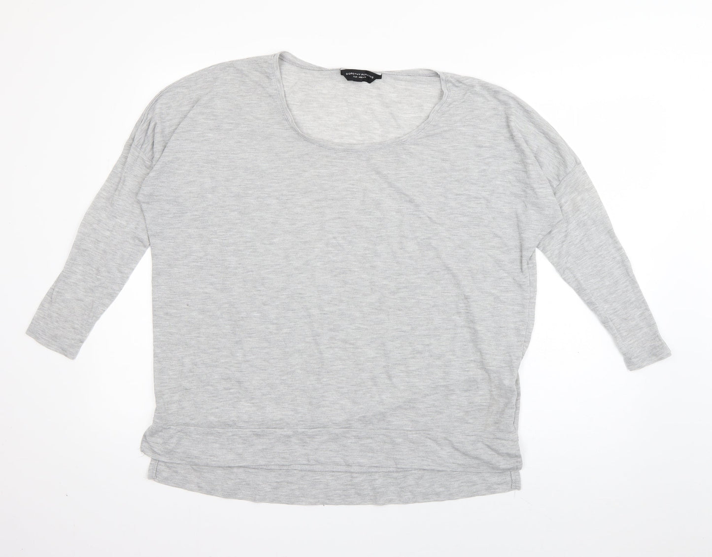 Dorothy Perkins Womens Grey  Polyester Pullover Sweatshirt Size 12  Pullover