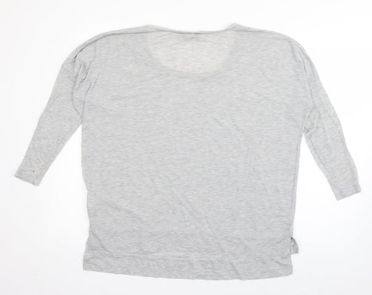 Dorothy Perkins Womens Grey  Polyester Pullover Sweatshirt Size 12  Pullover
