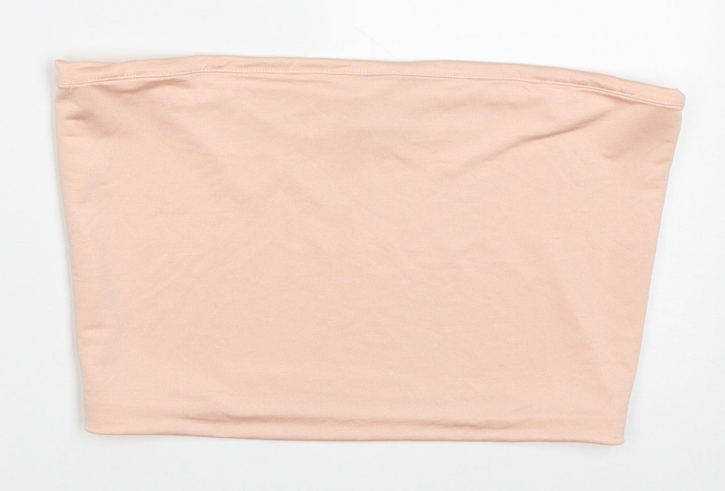Oasis Womens Pink  Polyester Cropped Tank Size M Round Neck