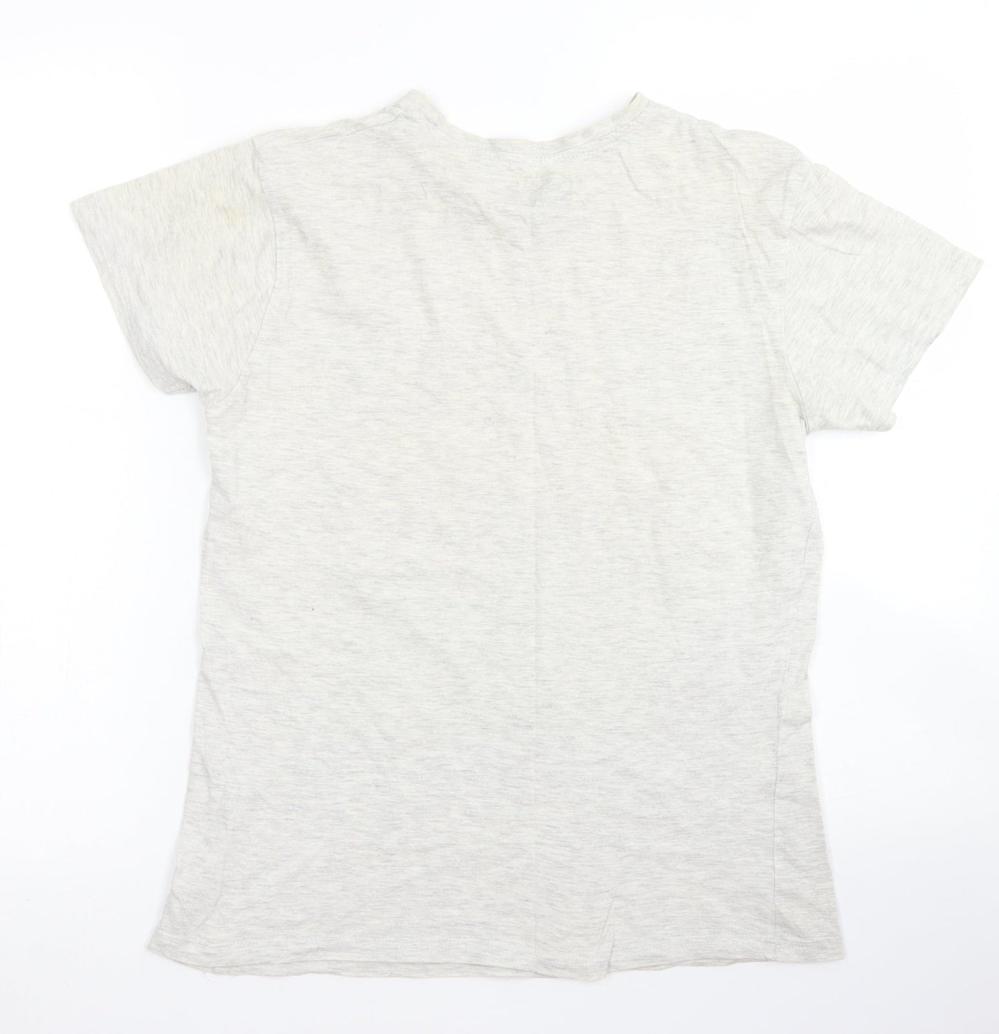 Cedar Wood State Mens Grey  Cotton  T-Shirt Size XS Crew Neck  - The Bronx