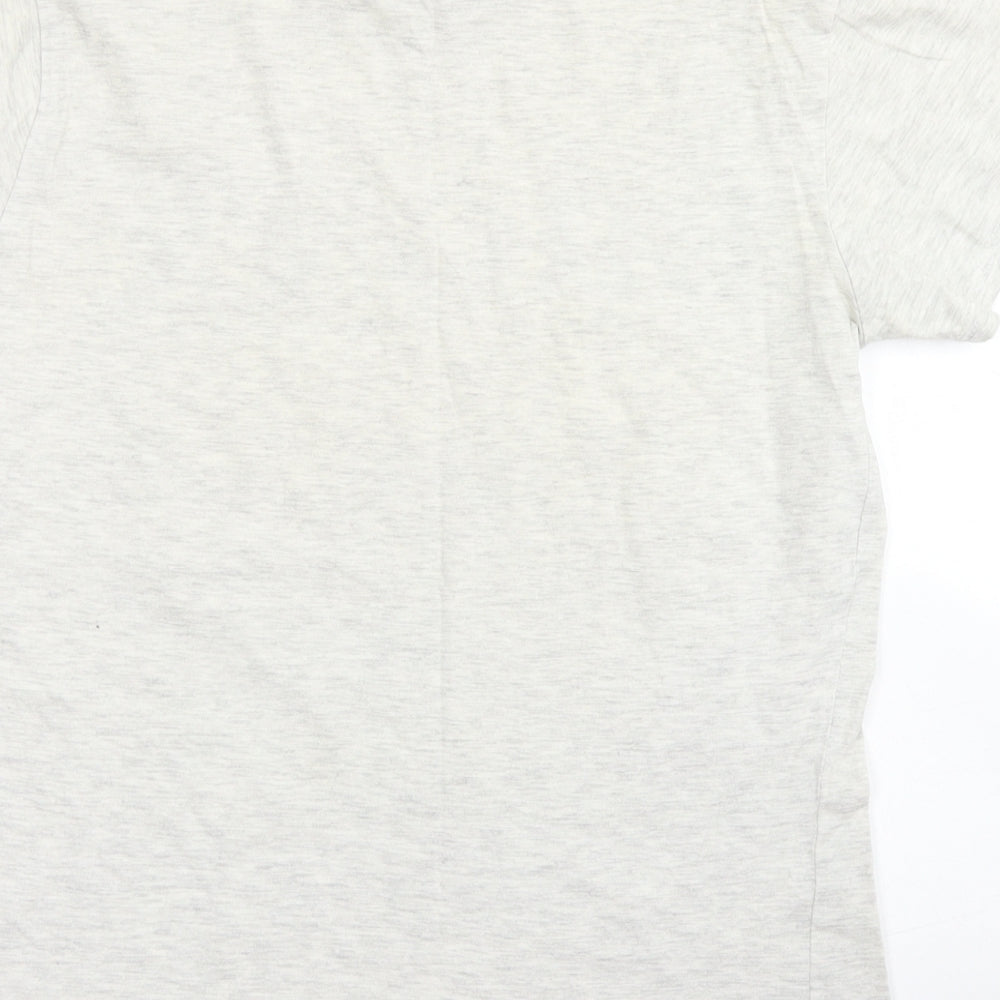 Cedar Wood State Mens Grey  Cotton  T-Shirt Size XS Crew Neck  - The Bronx