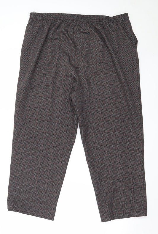 BM Womens Grey  Polyester Capri Trousers Size 18 L24.5 in Regular