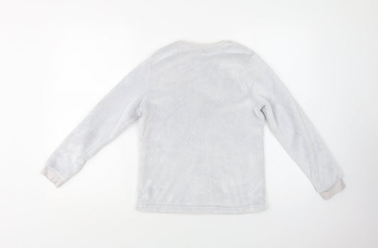 George Girls Grey  Polyester Top Pyjama Top Size 11-12 Years