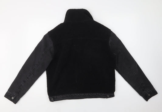NEXT Womens Black   Jacket  Size 10  Button