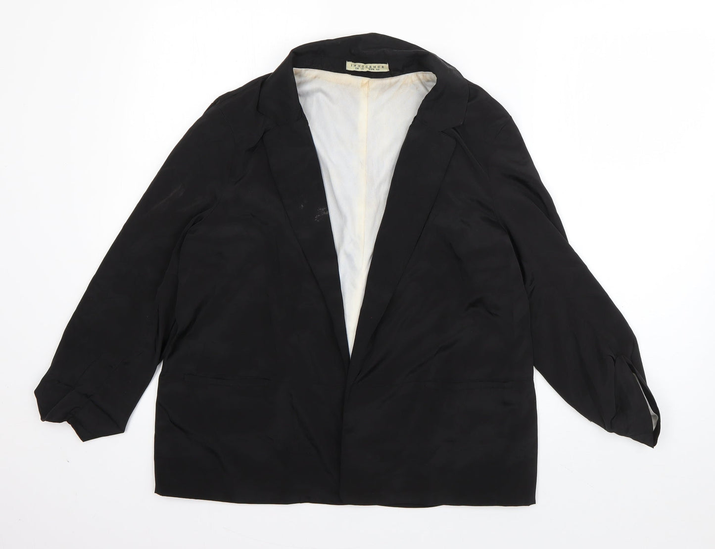 innocence Womens Black   Jacket Blazer Size 14