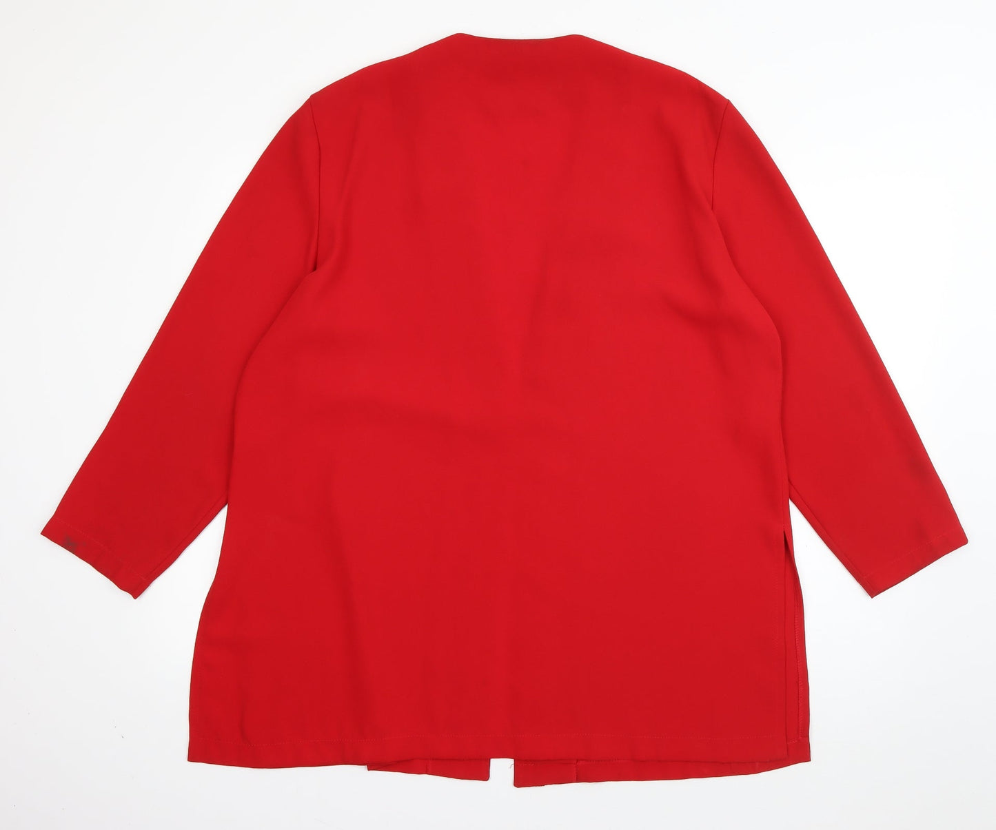 Ashley Collection Womens Red   Jacket Blazer Size XL  Button