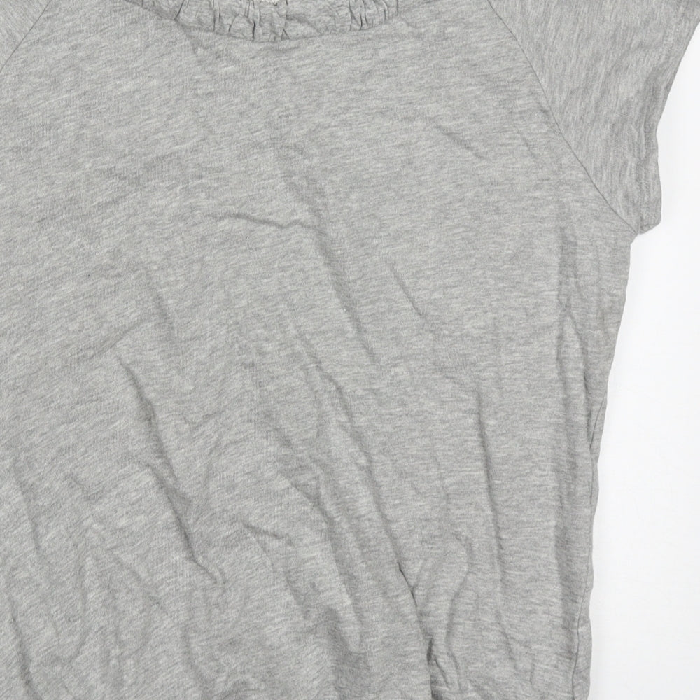 BHS Womens Grey  Cotton Pullover Sweatshirt Size 16  Pullover