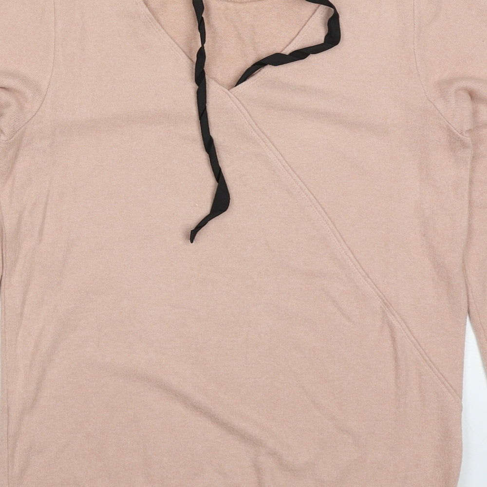 River Island Womens Pink  Polyester Pullover Sweatshirt Size 8  Pullover