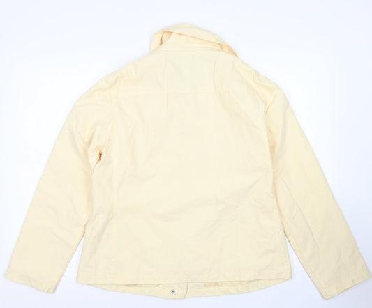 Donna System Womens Yellow   Jacket  Size 14  Zip