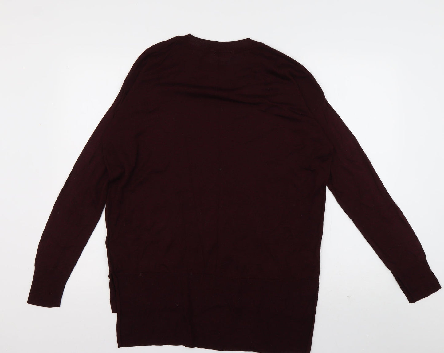H&M Mens Red  Viscose Pullover Sweatshirt Size M