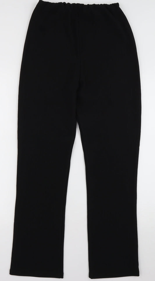 Preworn Womens Black   Trousers  Size L L30 in Regular