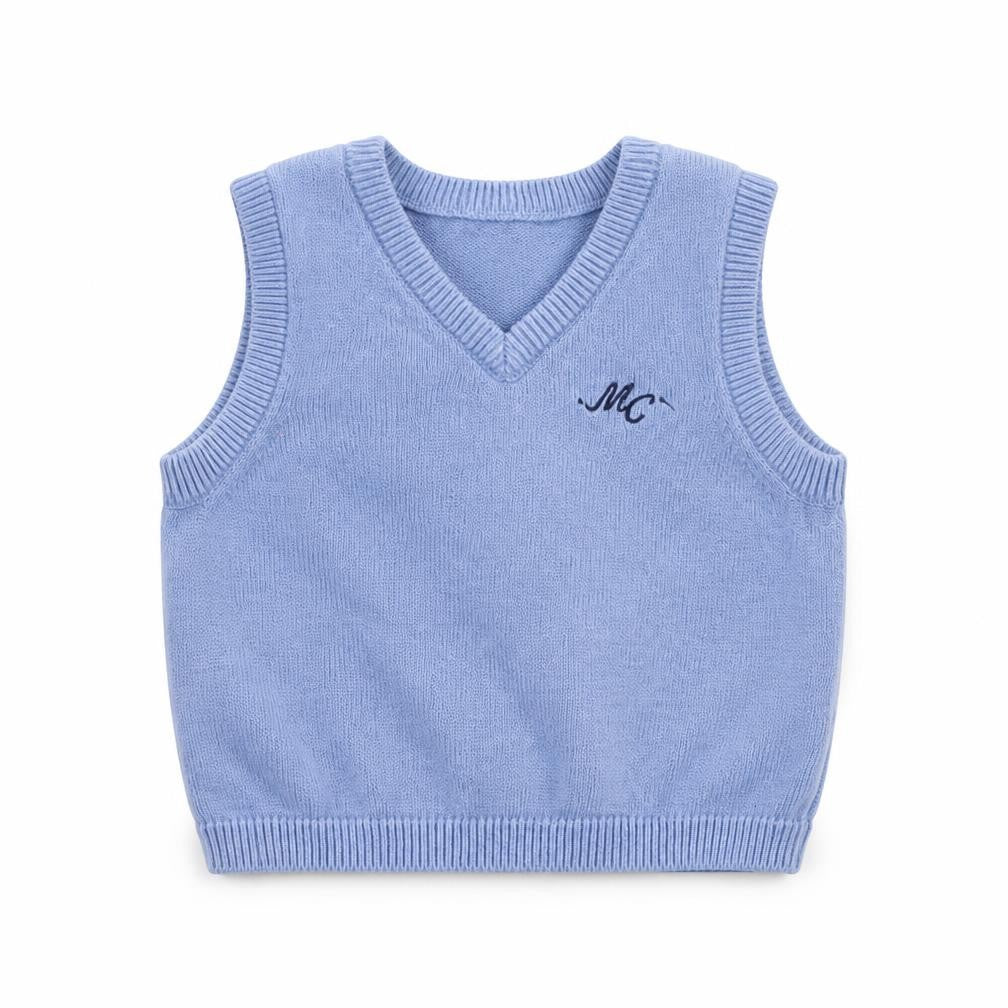 Mothercare Boys Blue  Cotton Pullover Jumper Size 0-3 Months  Pullover