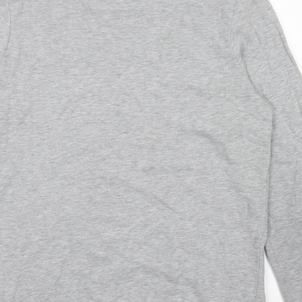 River Island Mens Grey  Cotton Pullover Sweatshirt Size S
