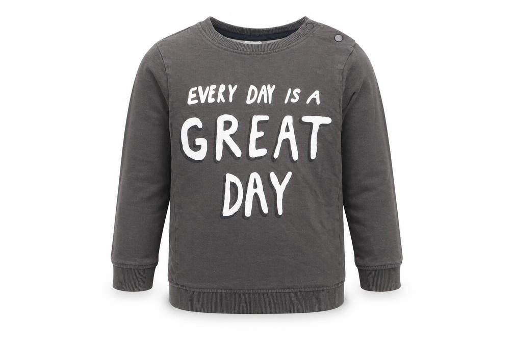 H&M Boys Grey  Cotton Pullover Sweatshirt Size 3-4 Years