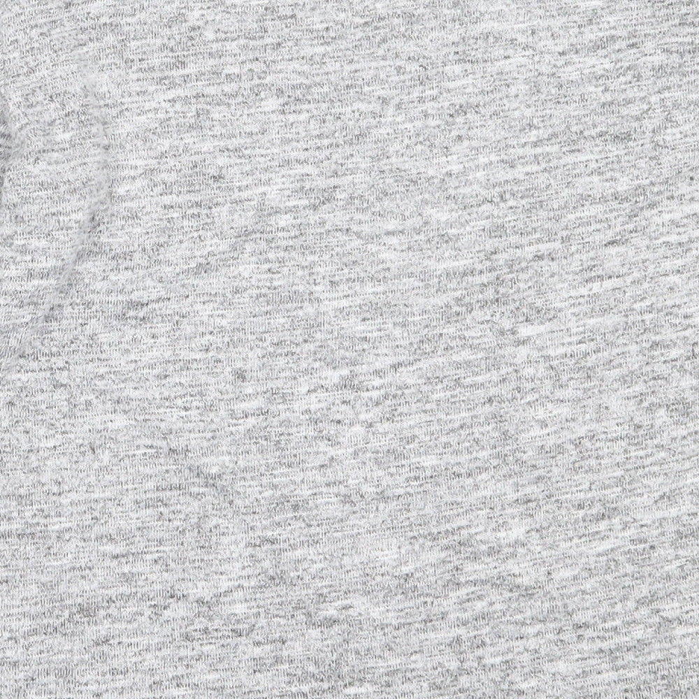Nocozo Womens Grey V-Neck  Polyester Pullover Jumper Size 10