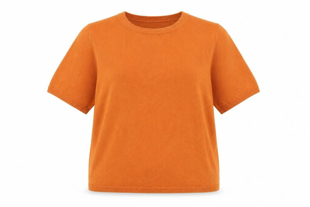 Marks and Spencer Womens Orange  Acrylic Pullover Sweatshirt Size 16  Pullover