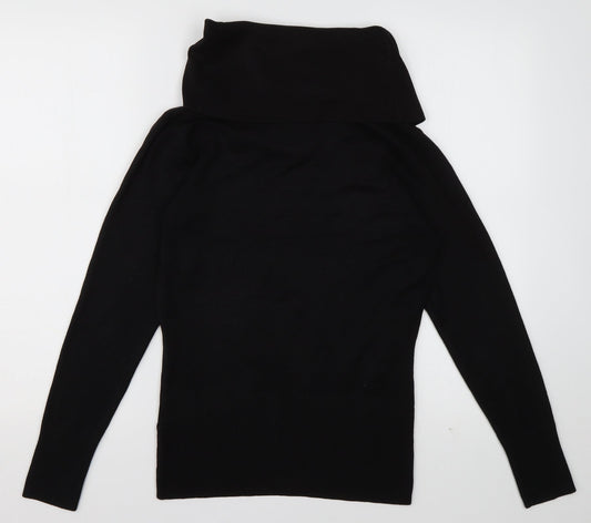 Principles Womens Black  Acrylic Pullover Sweatshirt Size 10  Pullover