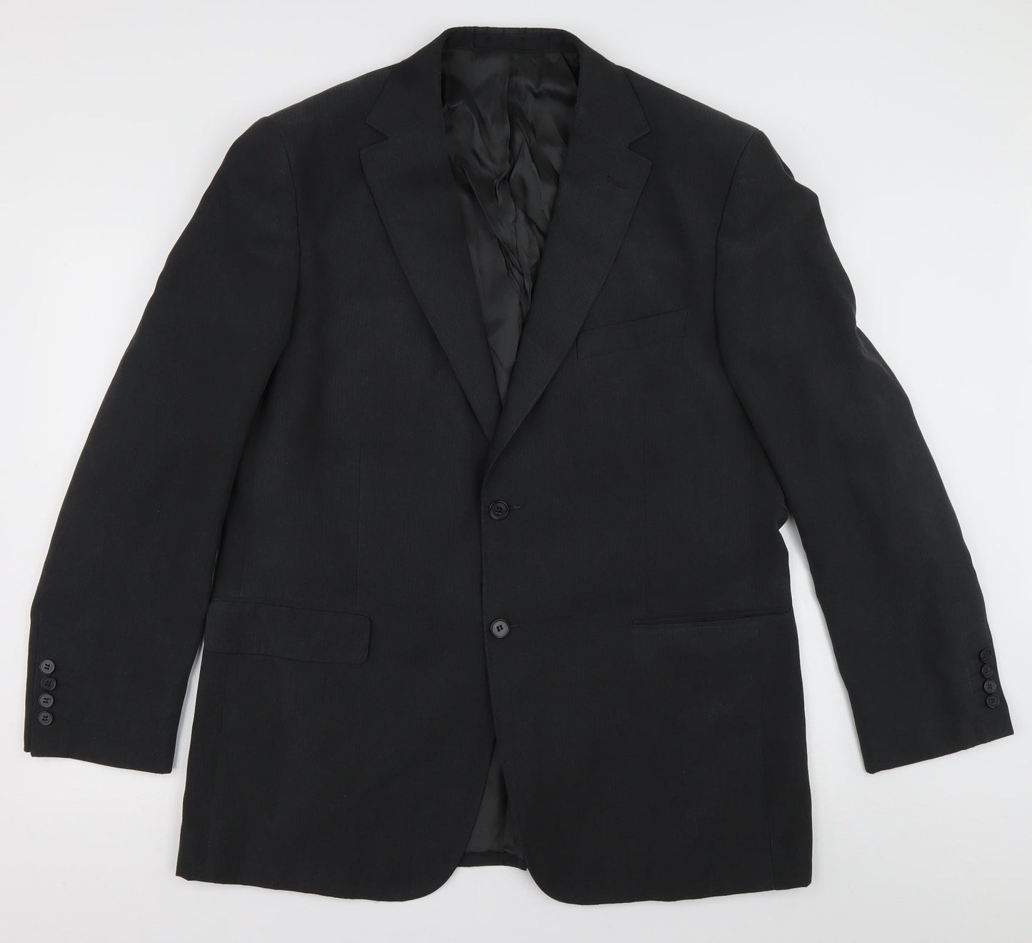 Marks and Spencer Mens Grey  Polyester Jacket Blazer Size 42
