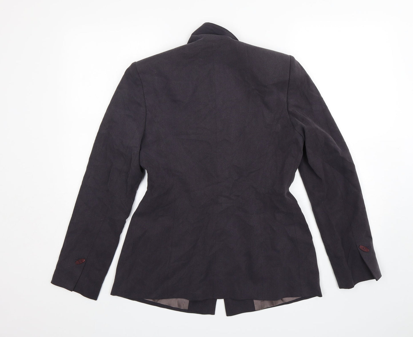 Principles Womens Grey  Polyester Jacket Blazer Size 12