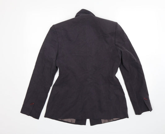 Principles Womens Grey  Polyester Jacket Blazer Size 12