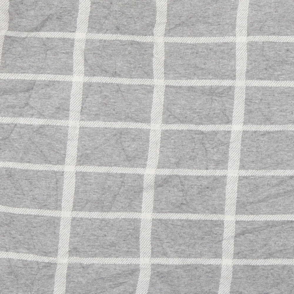 River Island Womens Grey Check Polyester Pullover Sweatshirt Size 12  Pullover