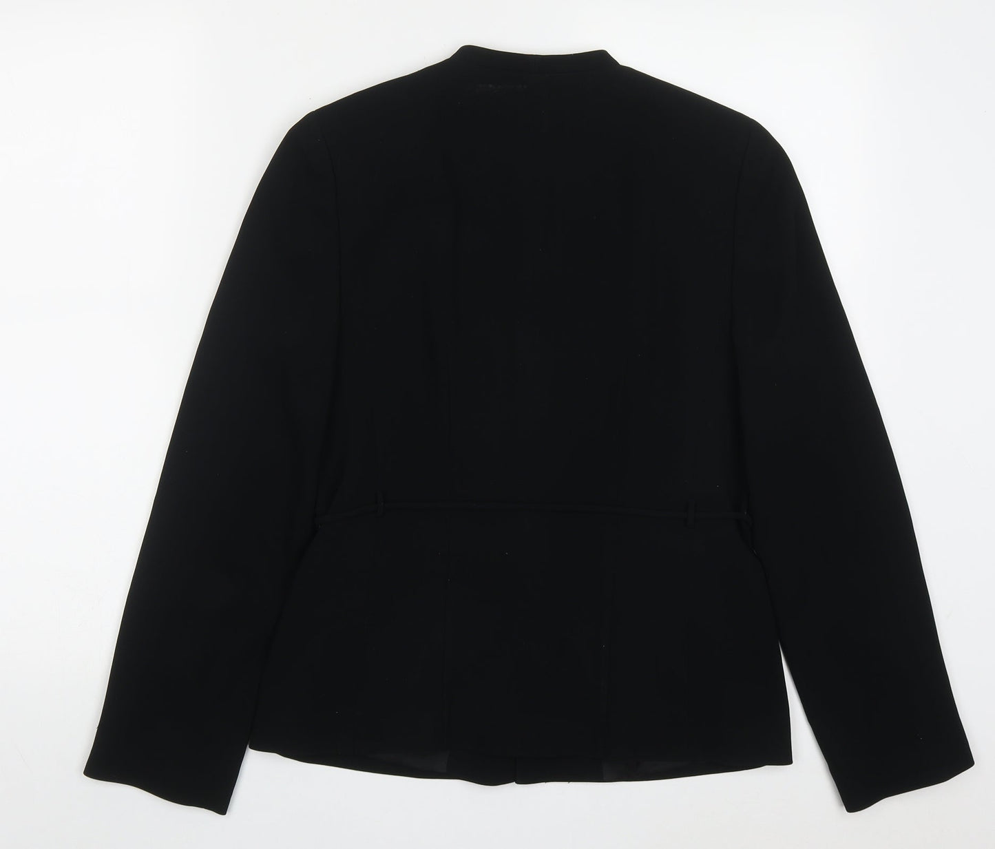 Planet Womens Black   Jacket  Size 8  Tie