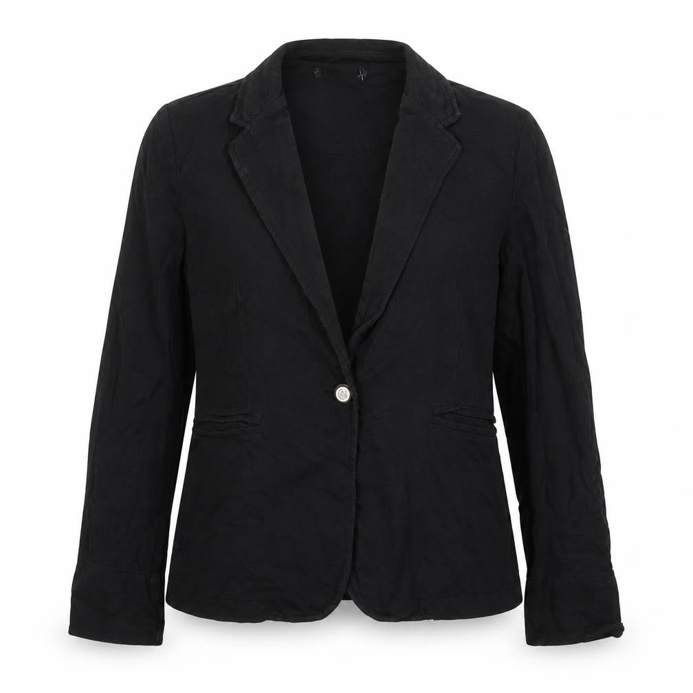 Atmosphere Womens Black   Jacket  Size 10  Button