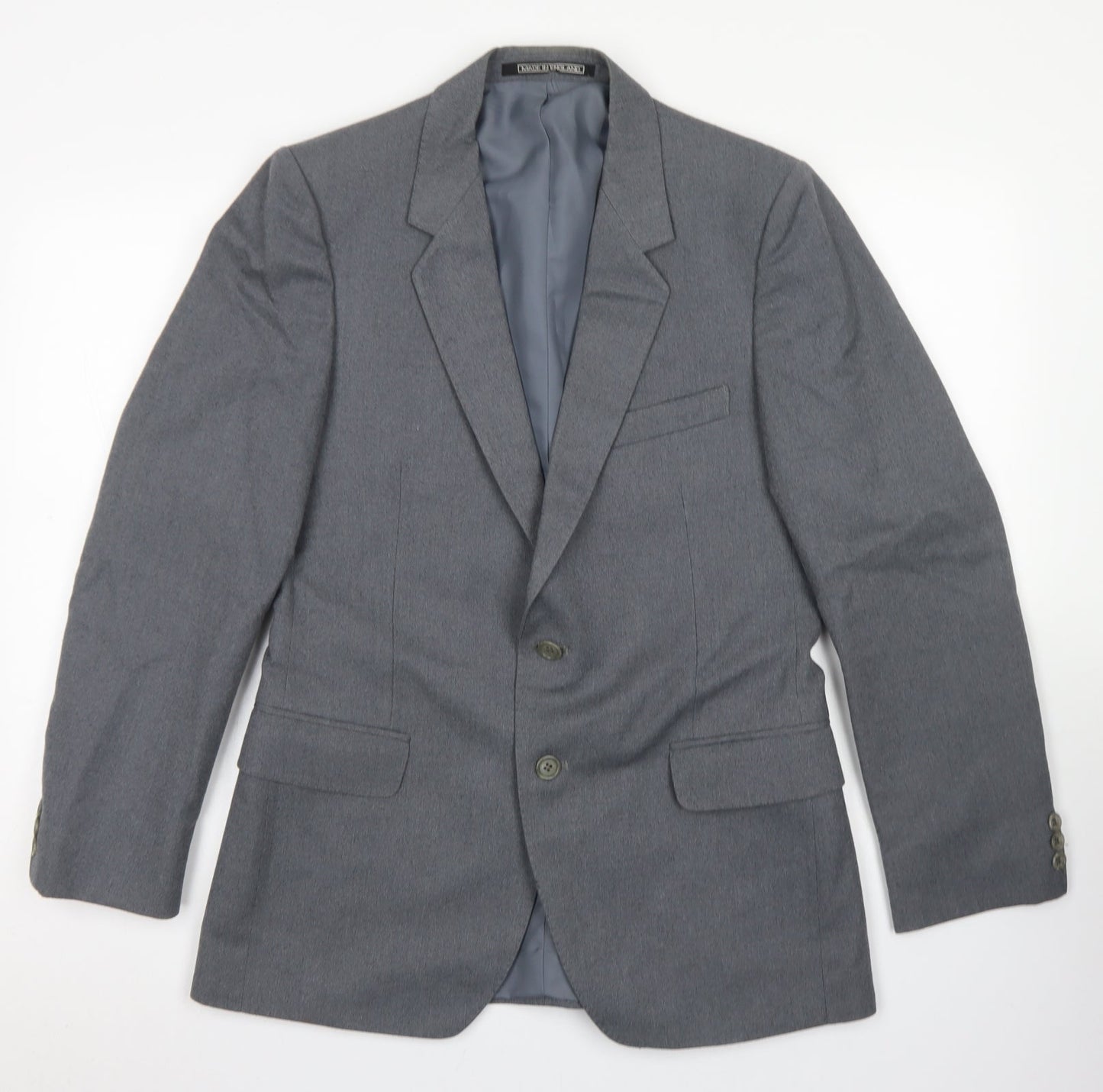 John Collier Mens Grey  Wool Jacket Blazer Size 36