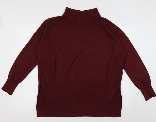 French Connection Mens Red  Acrylic Pullover Sweatshirt Size M