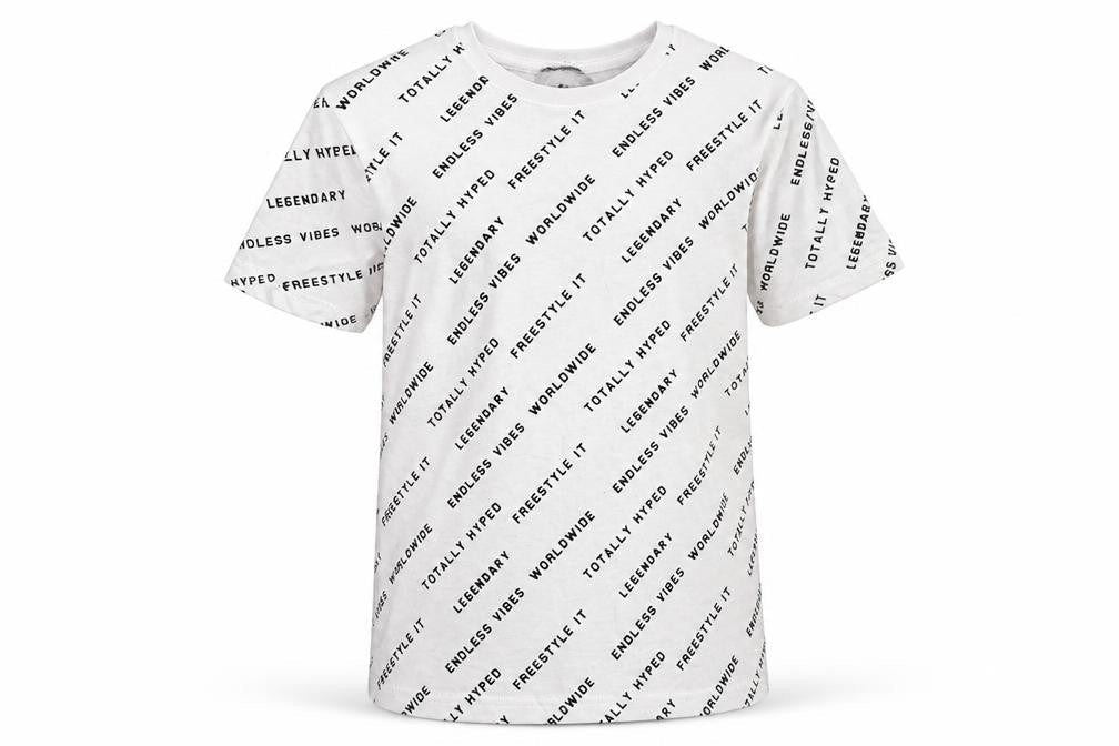George Boys White  Cotton Basic T-Shirt Size 7-8 Years Round Neck