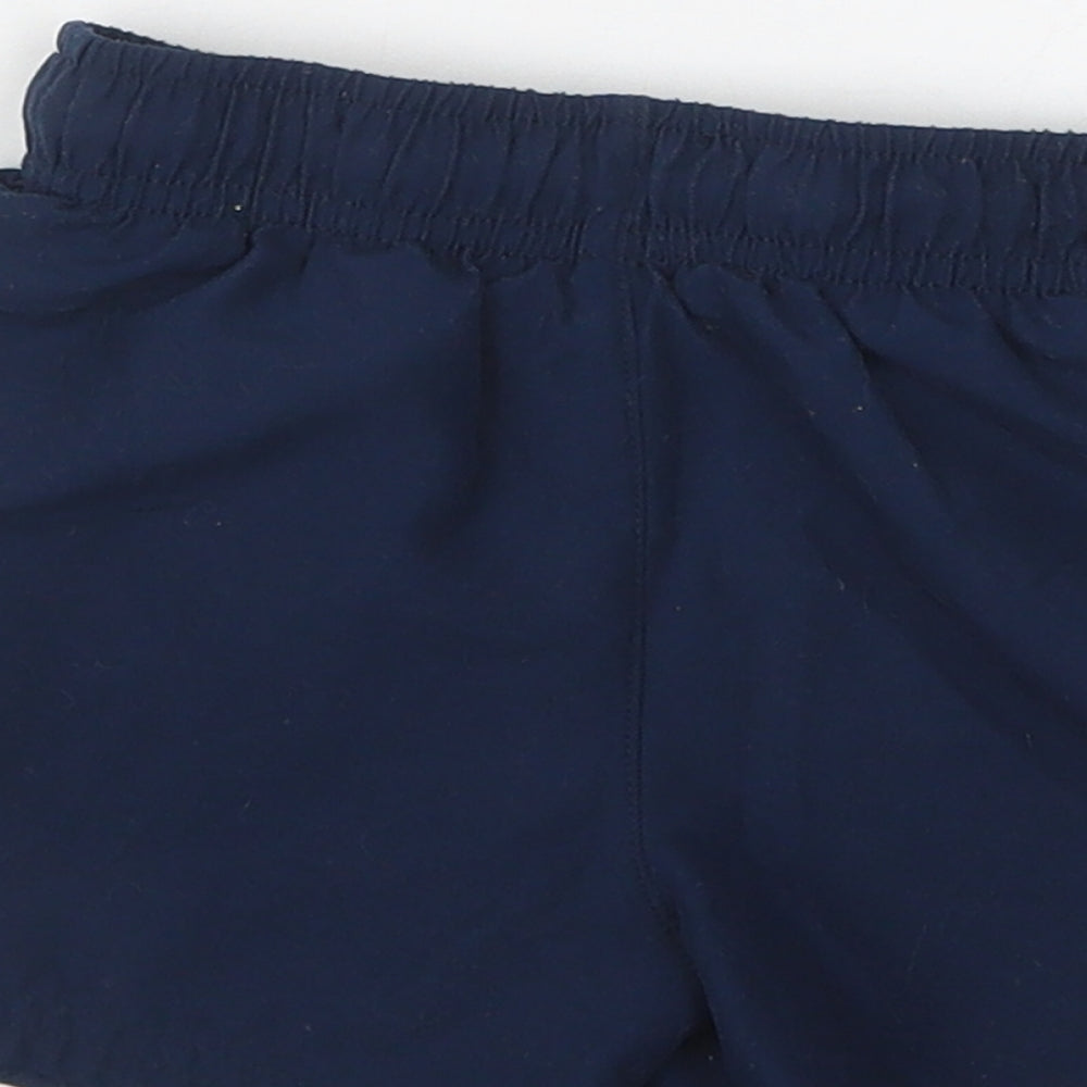 George Baby Blue  Polyester Cropped Trousers Size 12-18 Months  Drawstring