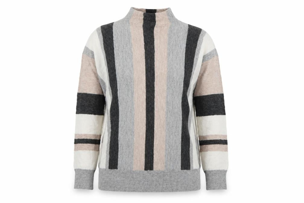 Wallis Womens Grey Round Neck  Acrylic Pullover Jumper Size S