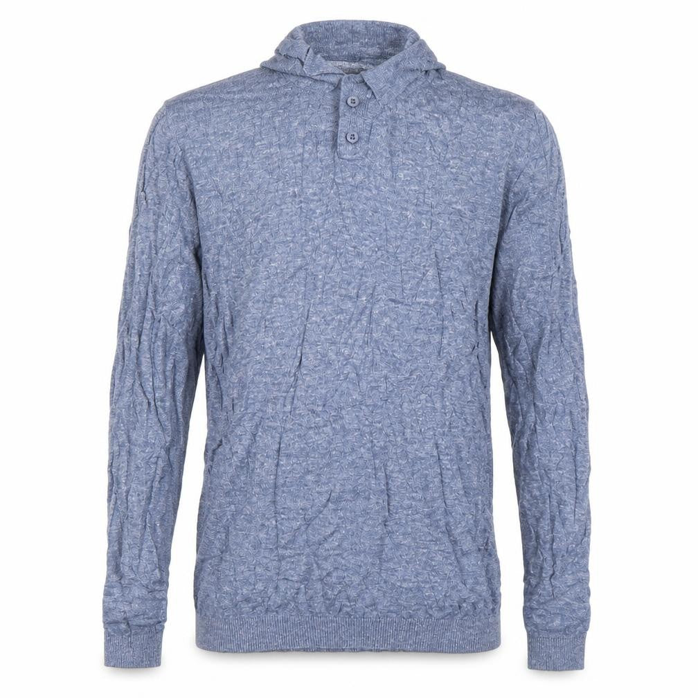 ASOS Mens Blue Collared  Cotton Pullover Jumper Size M