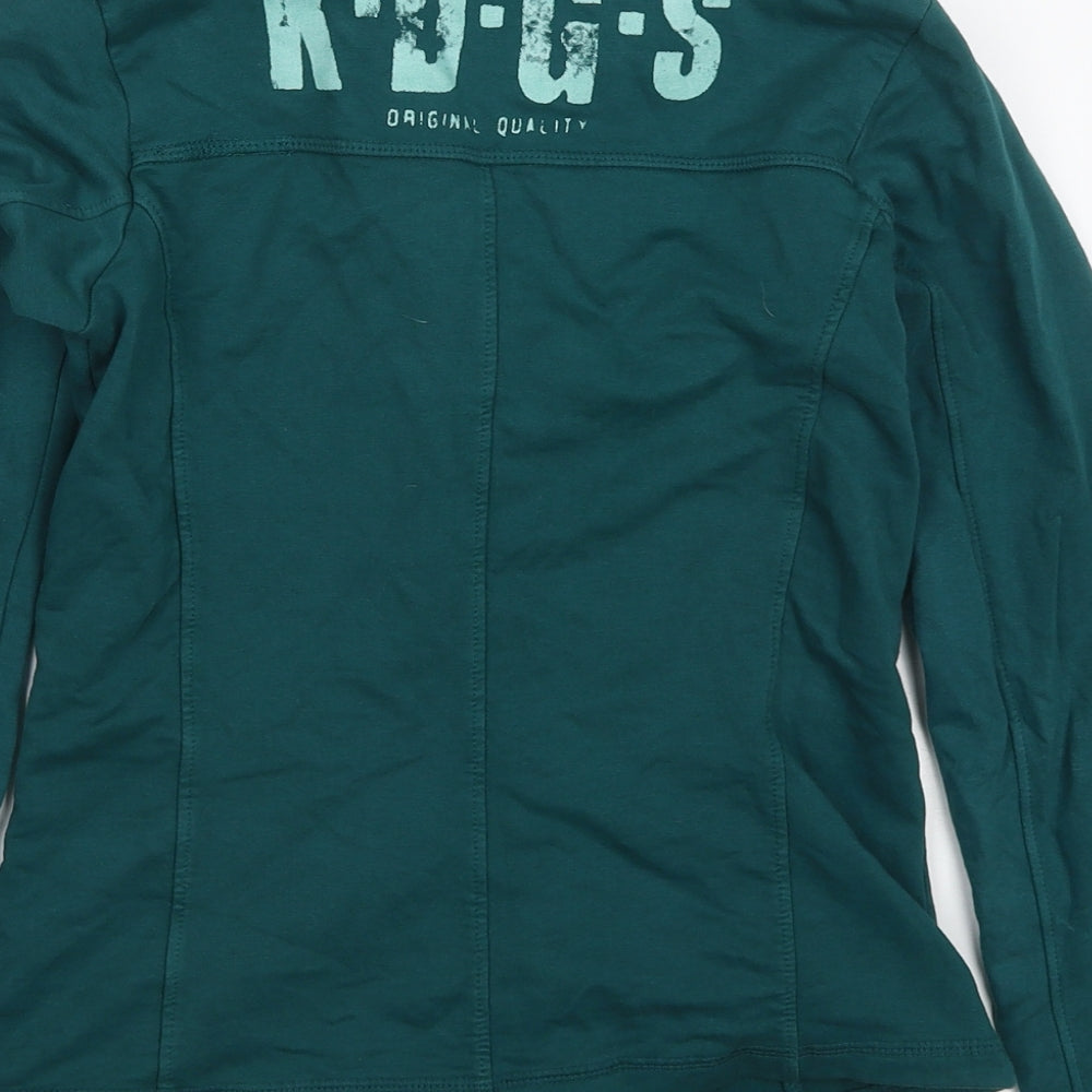Kiddo Girls Green   Jacket  Size 12 Years  Button