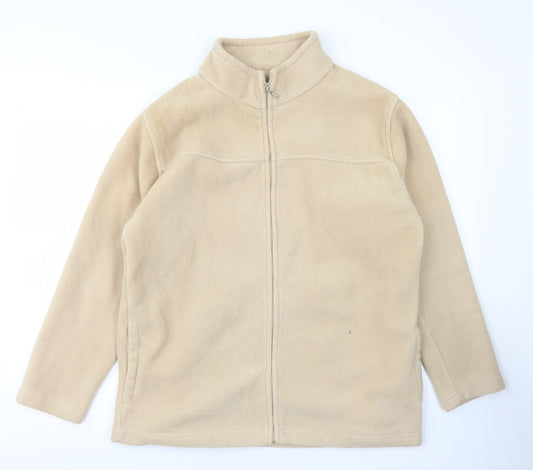 EWM Womens Beige   Jacket  Size M  Zip