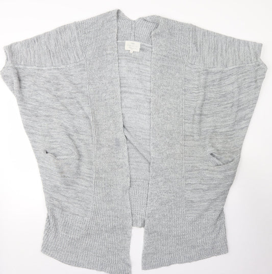 NEXT Womens Grey Round Neck  Acrylic Cardigan Jumper Size M