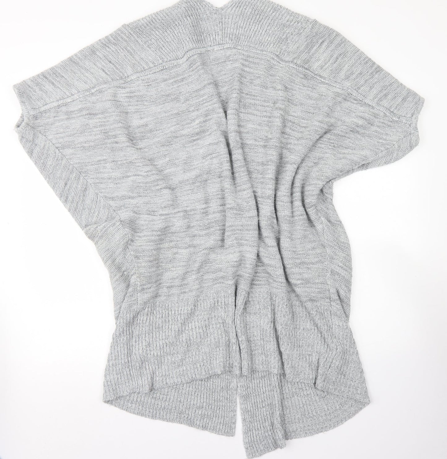 NEXT Womens Grey Round Neck  Acrylic Cardigan Jumper Size M